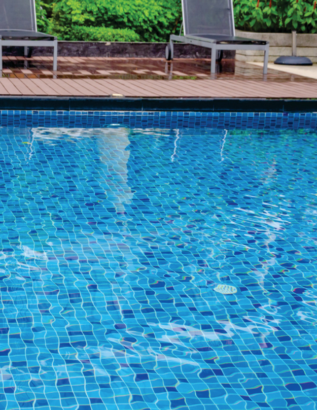 Mosaic Plain Swimming Pool Tiles